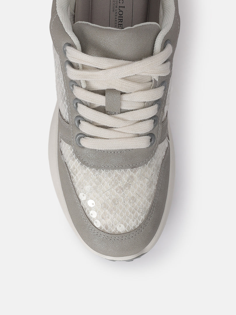 Solid-Lace-Ups-Sneakers