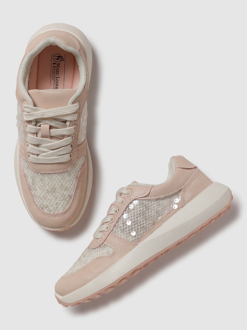 Solid-Lace-Ups-Sneakers