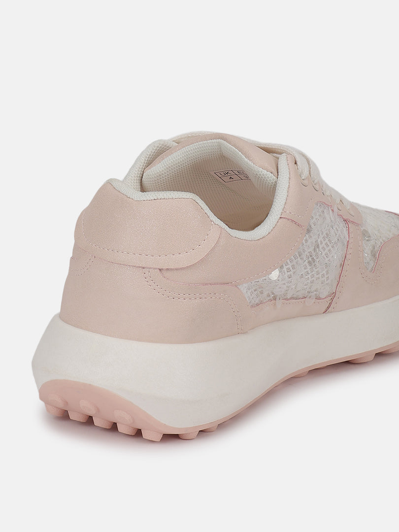 Solid-Lace-Ups-Sneakers