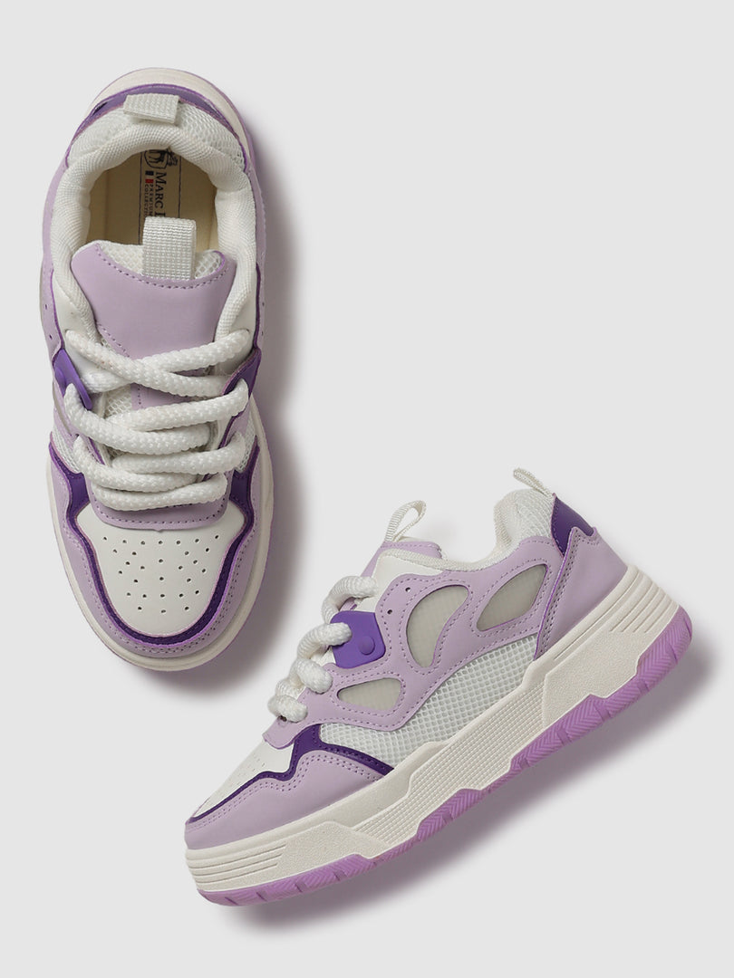 Solid-Lace-Ups-Sneakers