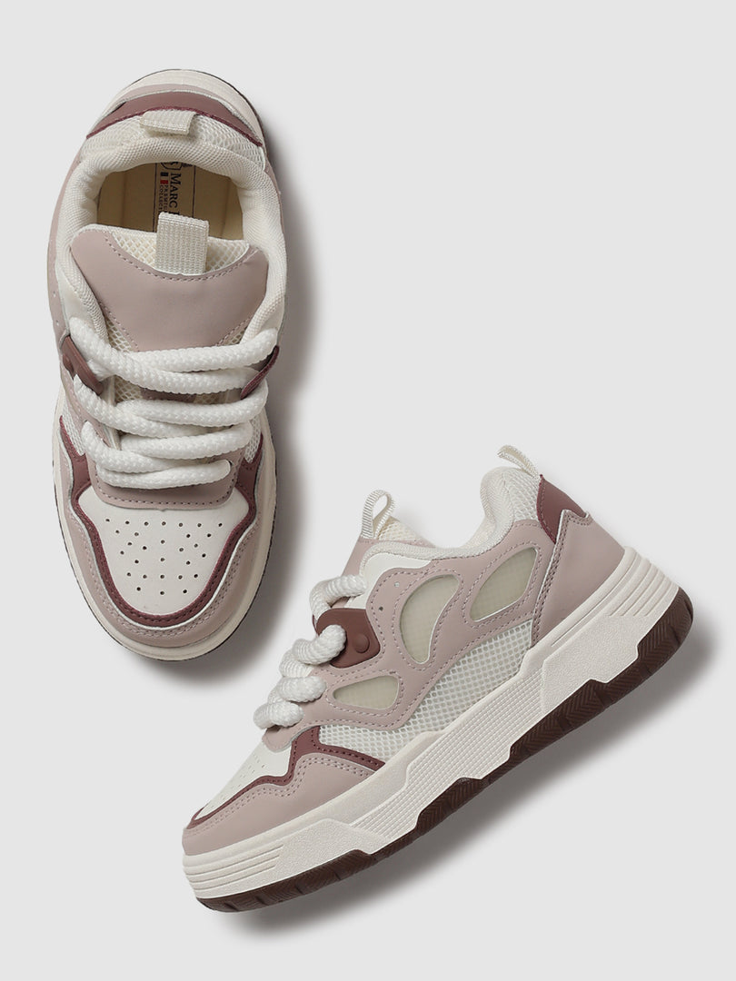 Solid-Lace-Ups-Sneakers
