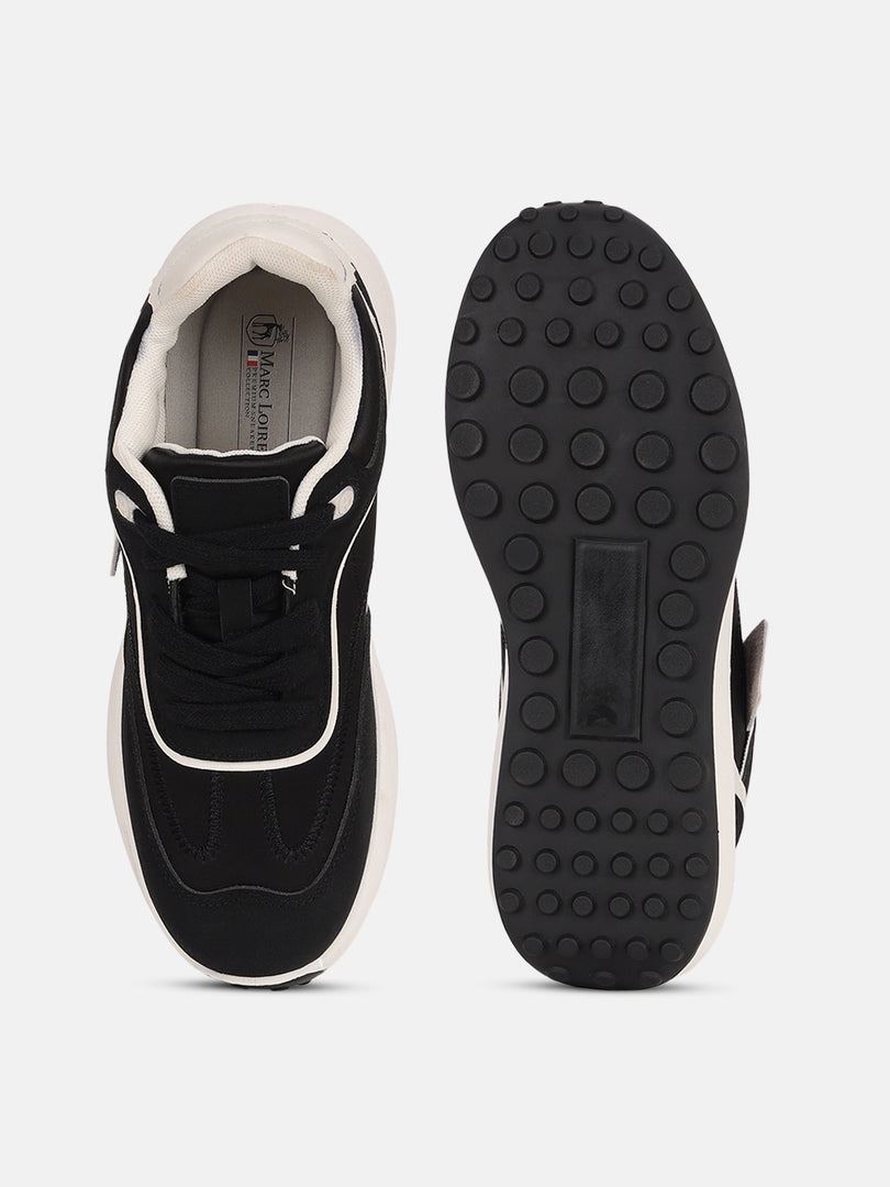 Solid-Lace-Ups-Sneakers