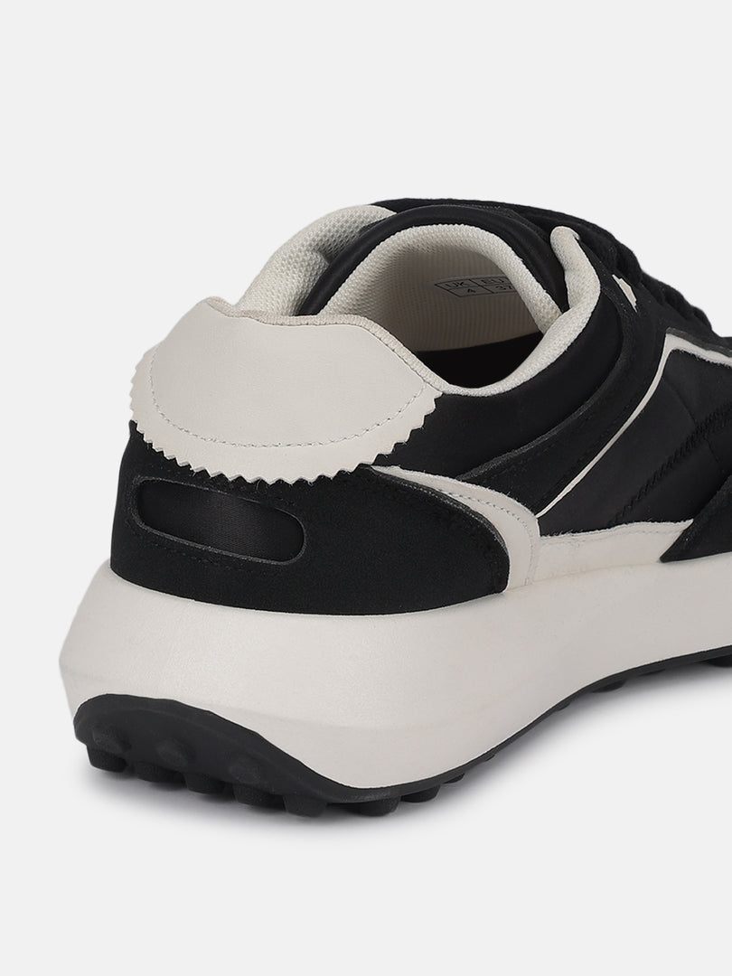 Solid-Lace-Ups-Sneakers