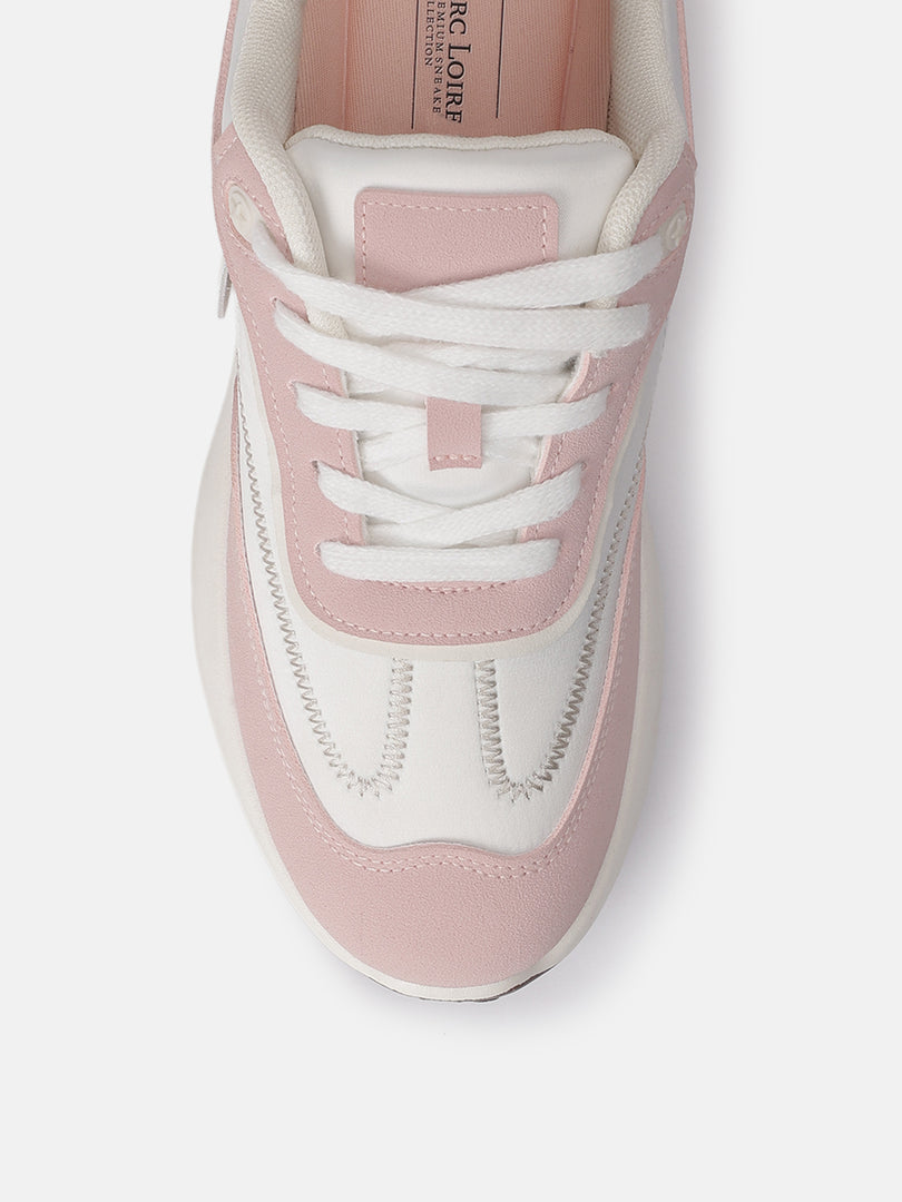 Solid-Lace-Ups-Sneakers
