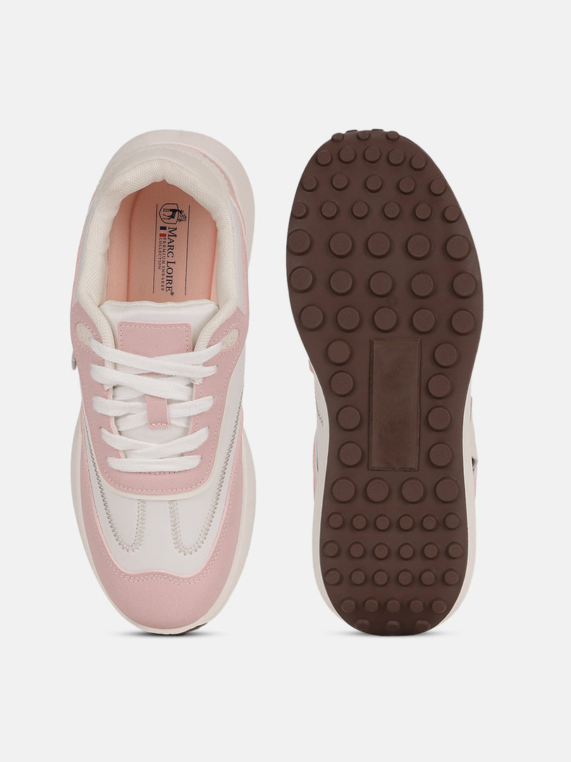 Solid-Lace-Ups-Sneakers