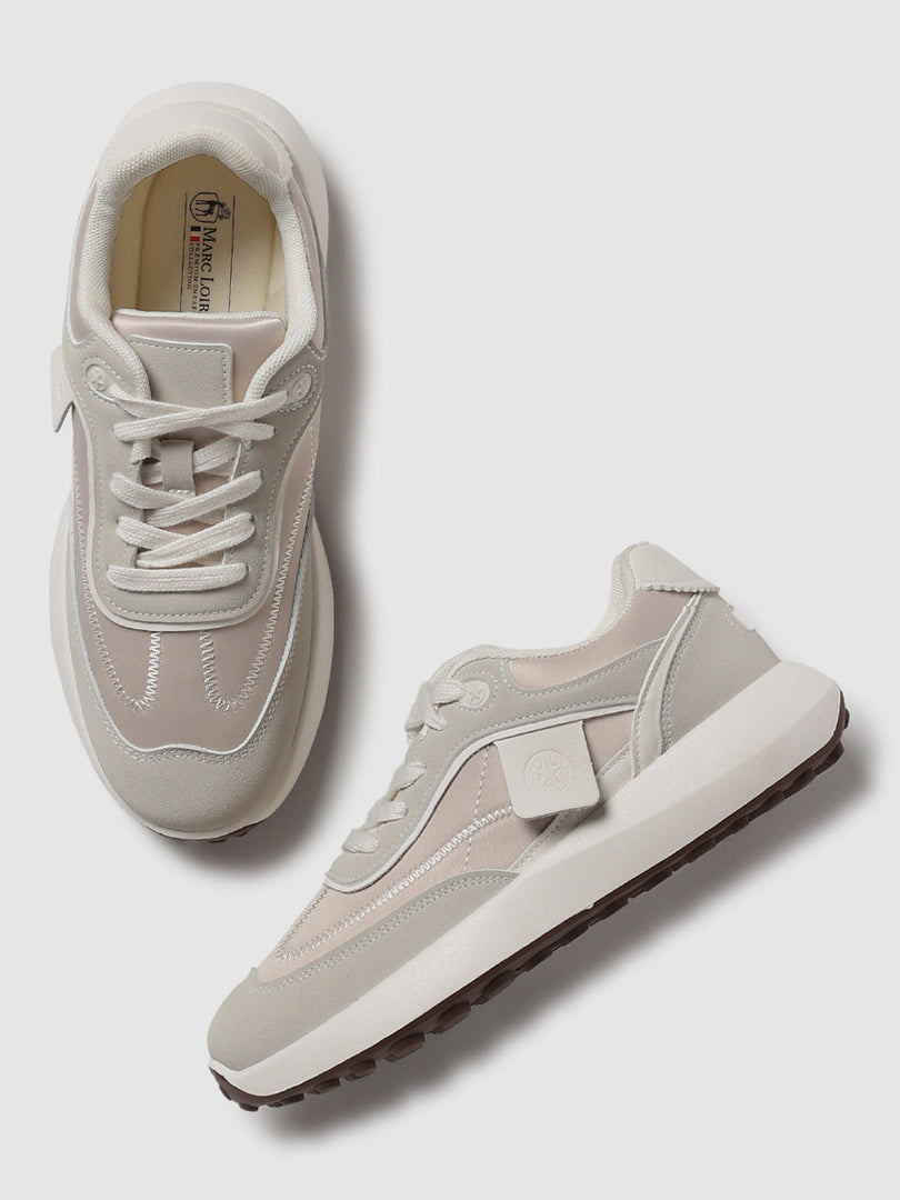 Solid-Lace-Ups-Sneakers