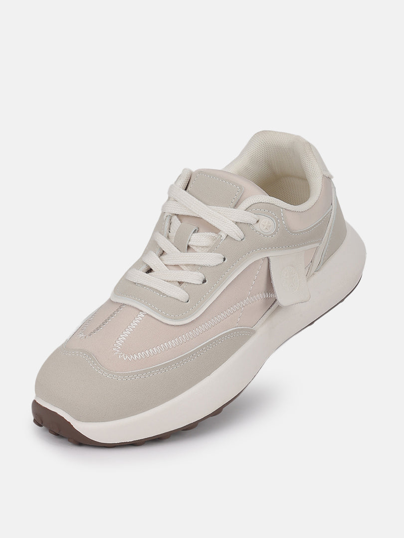 Solid-Lace-Ups-Sneakers