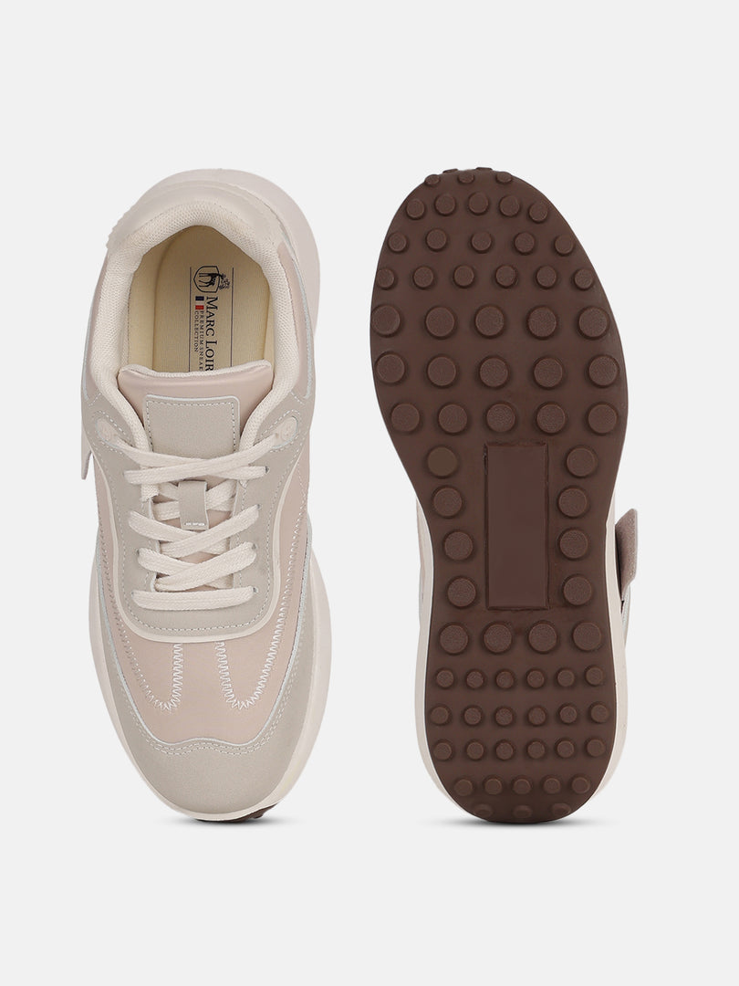 Solid-Lace-Ups-Sneakers