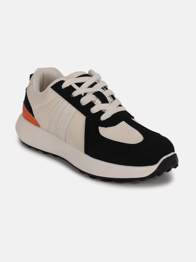 Solid-Lace-Ups-Sneakers