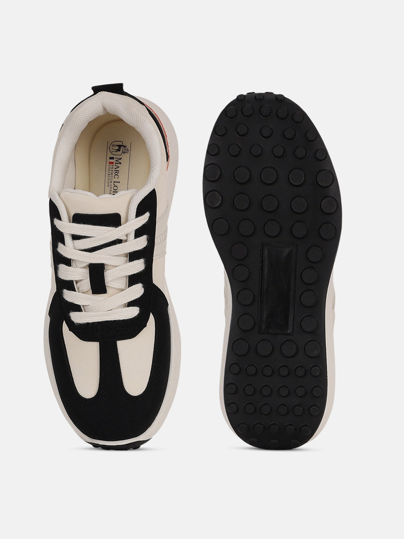 Solid-Lace-Ups-Sneakers