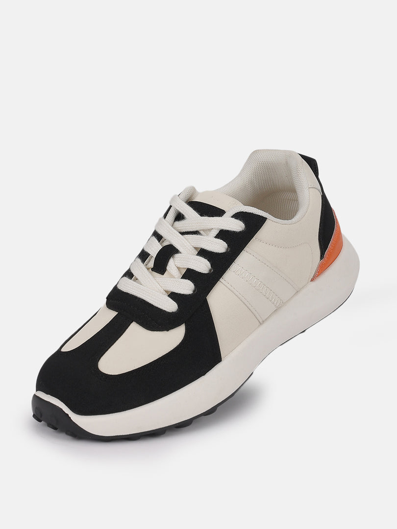 Solid-Lace-Ups-Sneakers