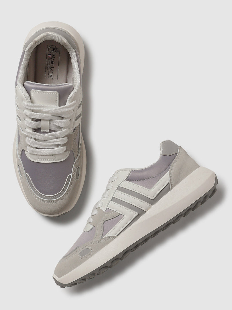 Solid-Lace-Ups-Sneakers