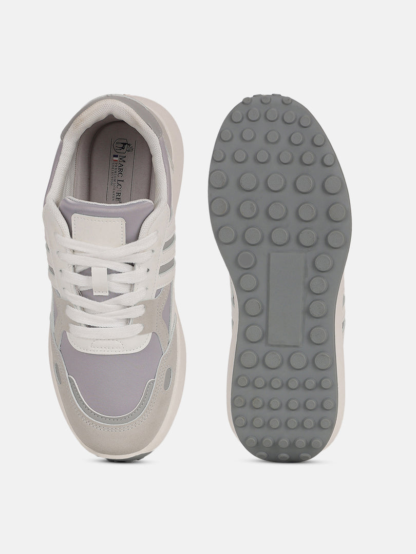 Solid-Lace-Ups-Sneakers