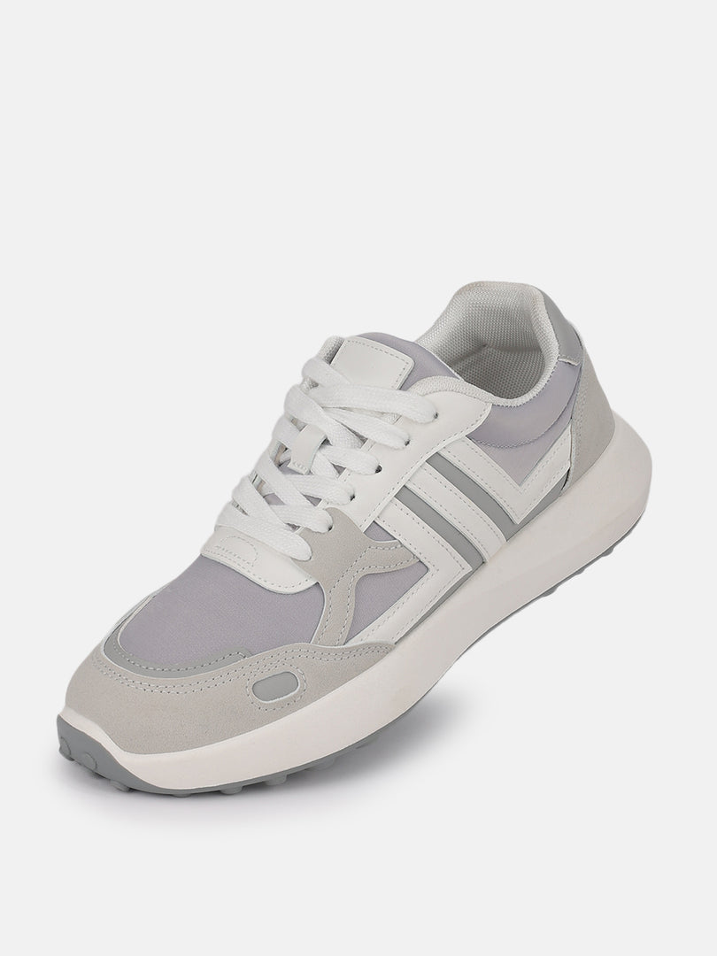 Solid-Lace-Ups-Sneakers