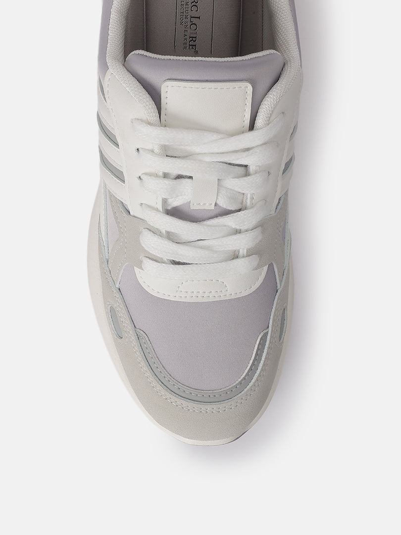 Solid-Lace-Ups-Sneakers