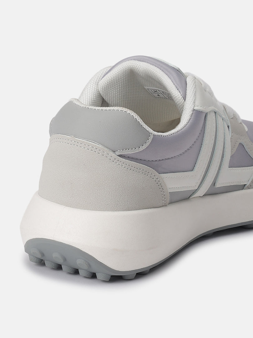 Solid-Lace-Ups-Sneakers