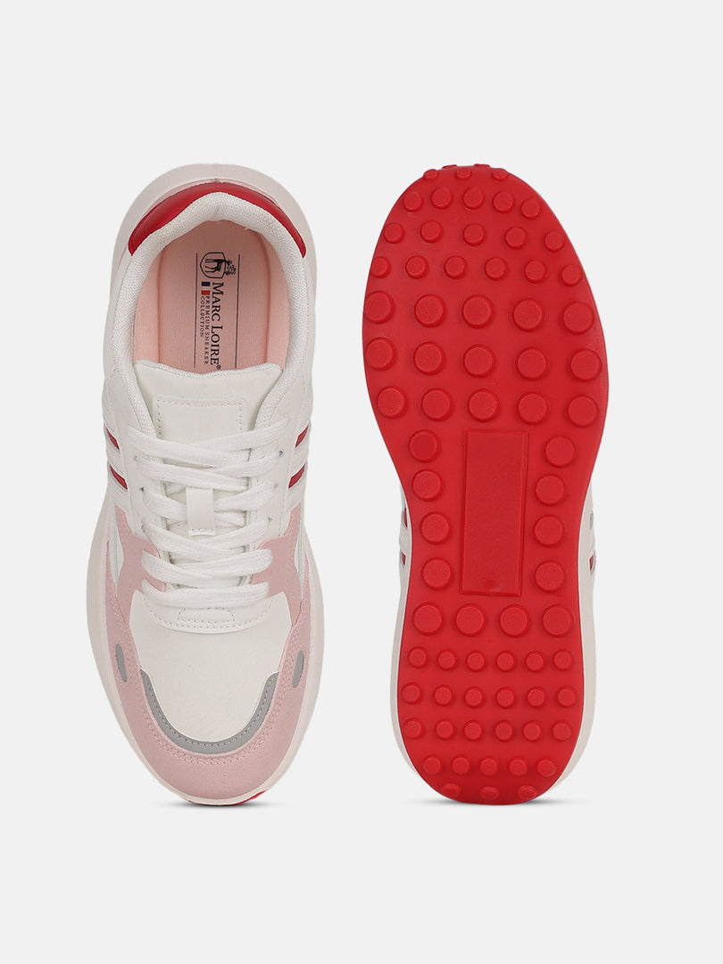 Solid-Lace-Ups-Sneakers