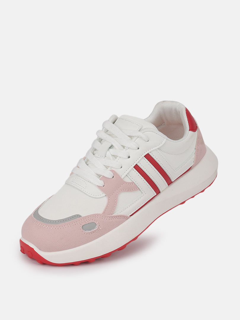 Solid-Lace-Ups-Sneakers