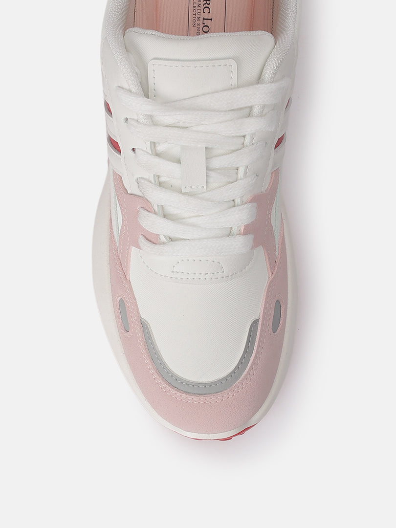 Solid-Lace-Ups-Sneakers