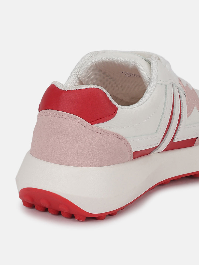 Solid-Lace-Ups-Sneakers