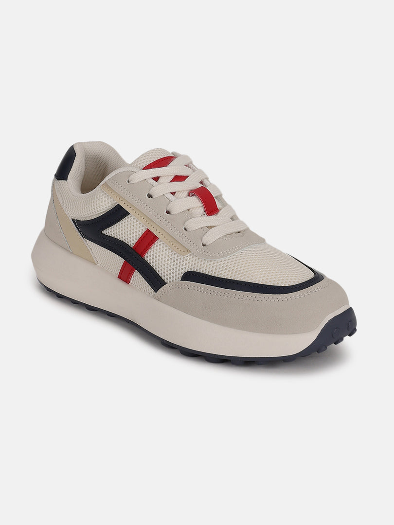Solid-Lace-Ups-Sneakers