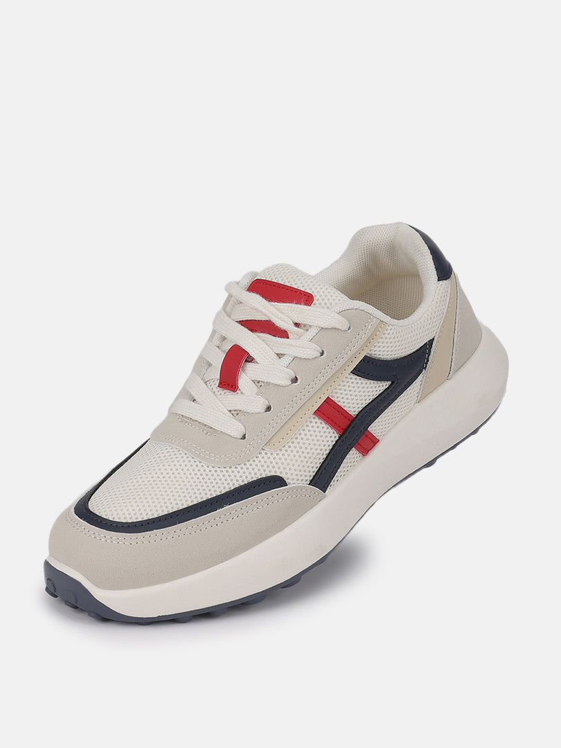Solid-Lace-Ups-Sneakers