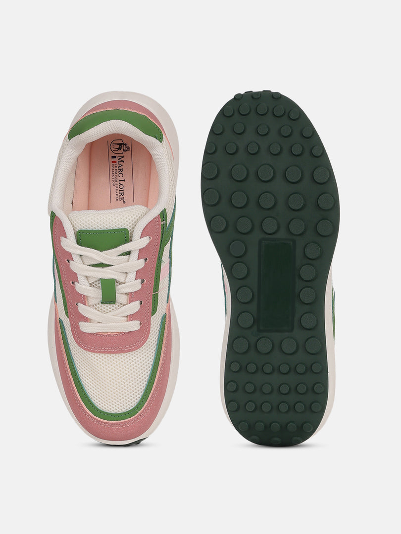 Solid-Lace-Ups-Sneakers