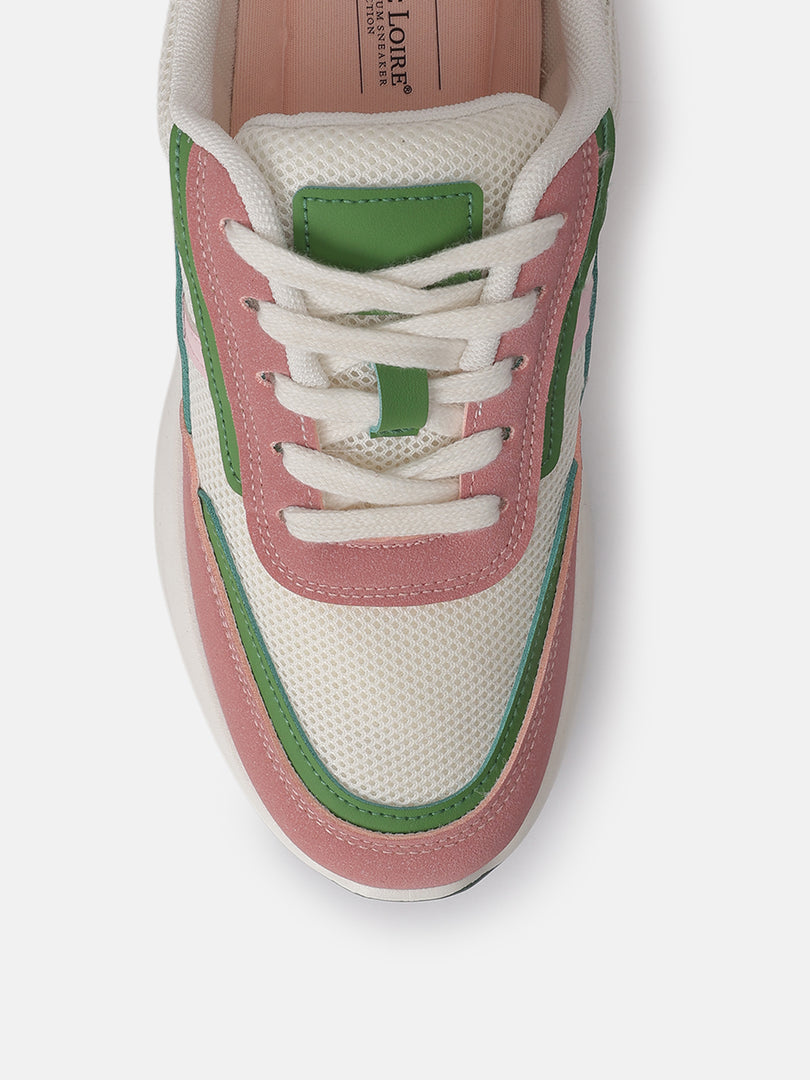 Solid-Lace-Ups-Sneakers