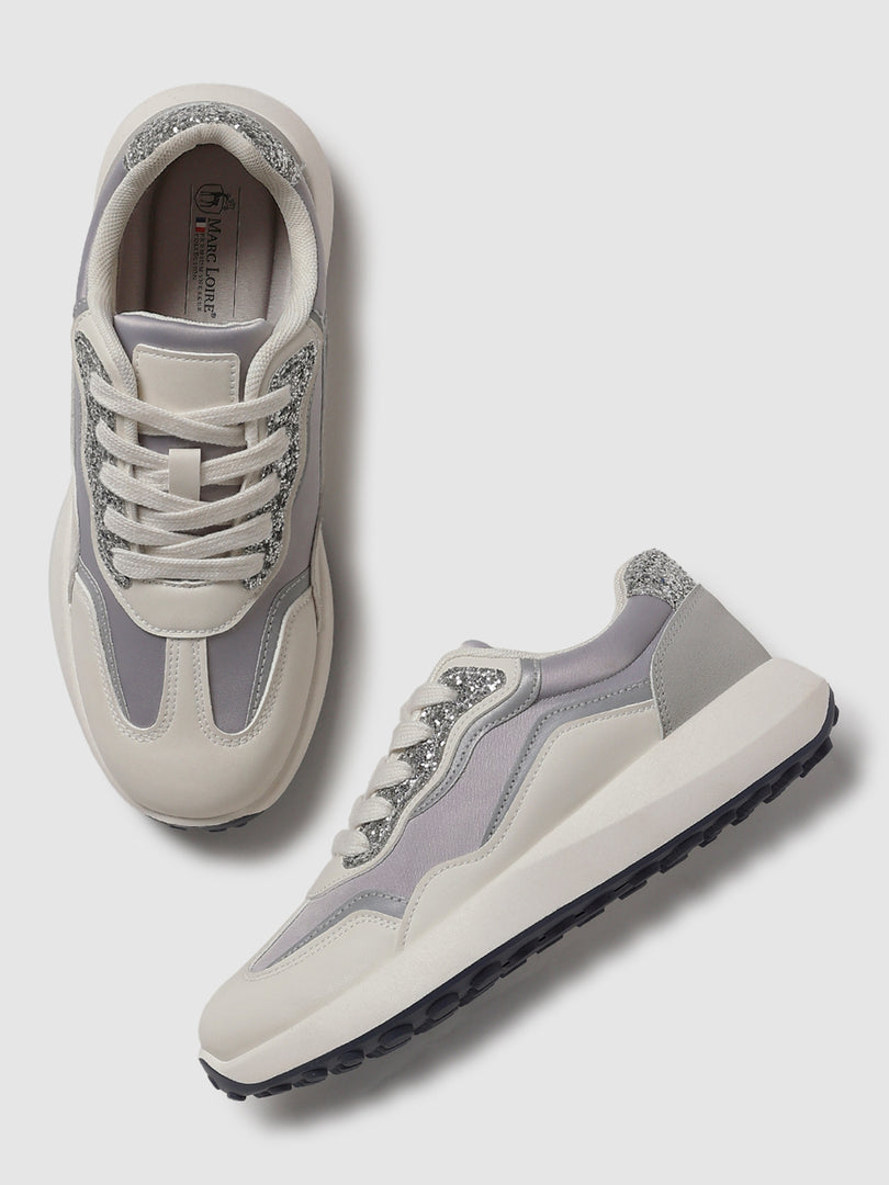 Solid-Lace-Ups-Sneakers