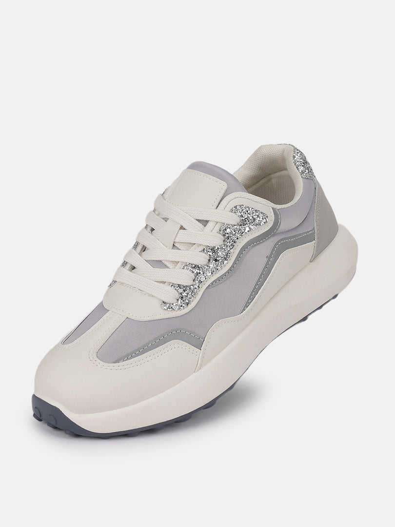 Solid-Lace-Ups-Sneakers