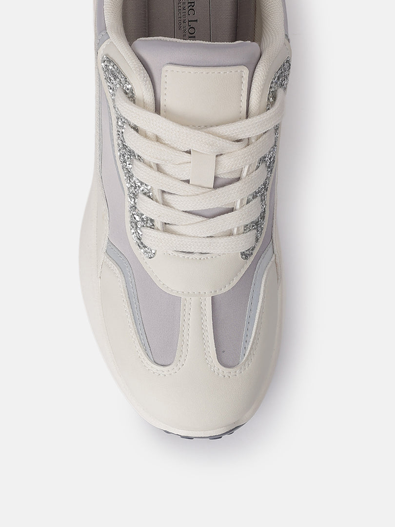 Solid-Lace-Ups-Sneakers
