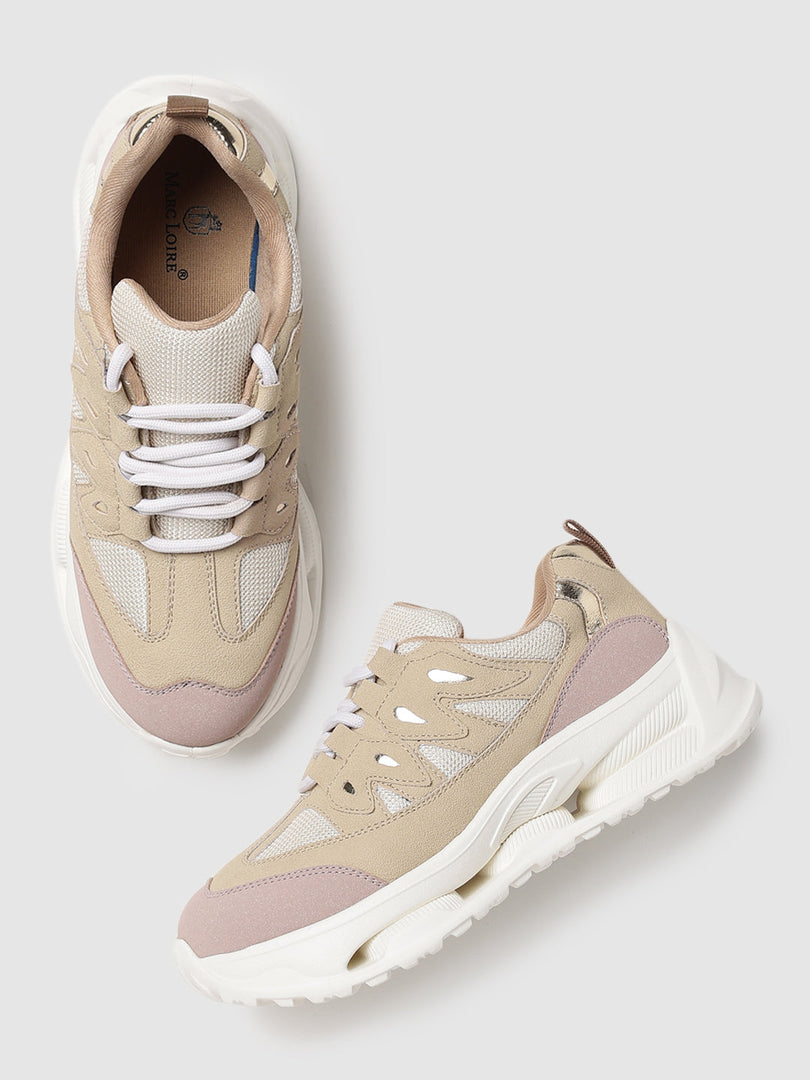 Solid-Lace-Ups-Sneakers