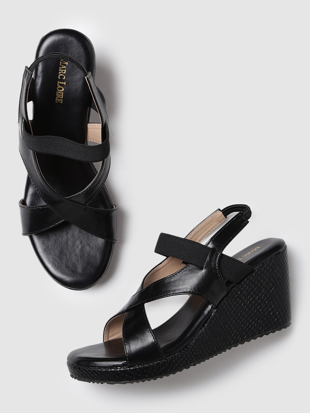 tacon　リバーシブル2枚 Double Straps Wedge Heels – Marc Loire