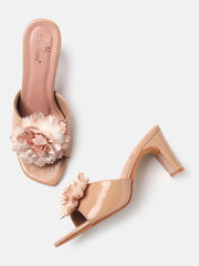 Marc Loire Womens Beige Party Stiletto Sandals Heels