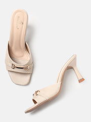 Marc Loire Womens Gold Casual Stiletto Sandals Heels