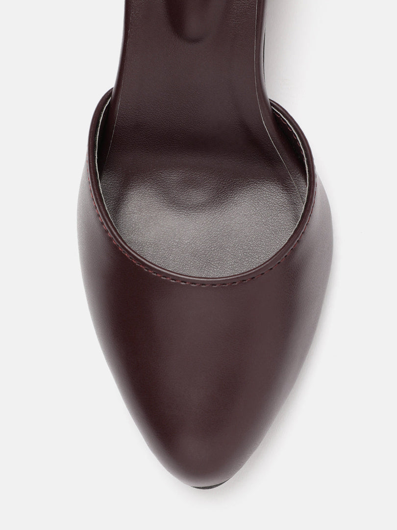 Marc Loire Women Brown Solid Block Heels