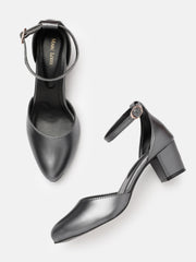 Marc Loire Women Grey Solid Block Heels