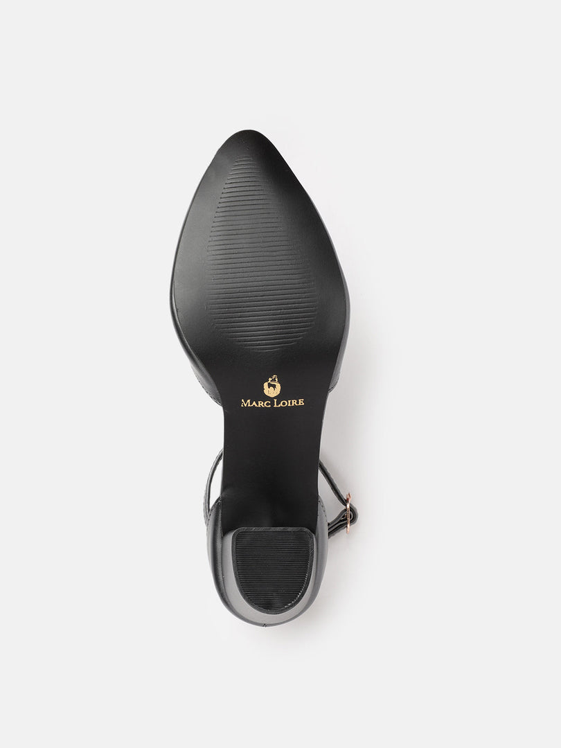 Marc Loire Women Grey Solid Block Heels