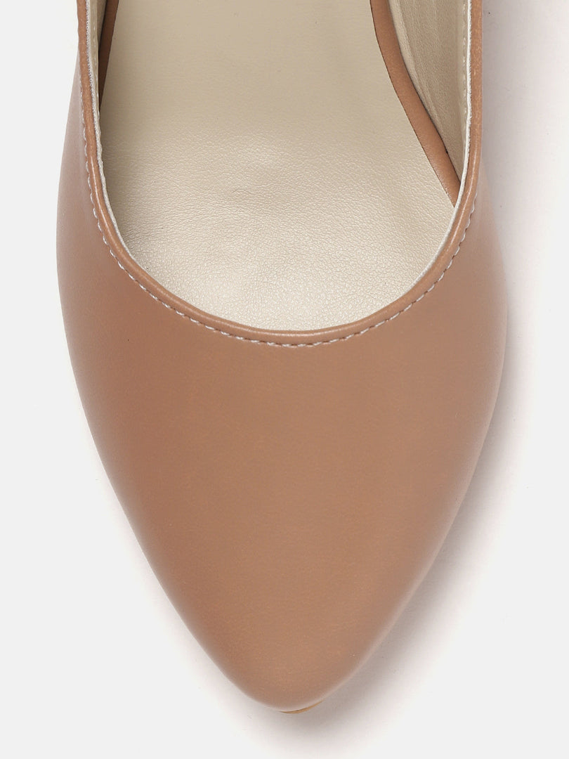 Marc Loire Women's Block Heel Pumps With Adjustable Ankle Strap