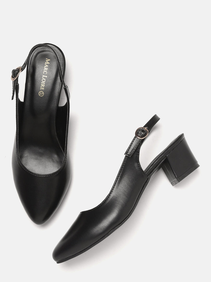 Marc Loire Women’s Block Heel Fashion Sandals with Adjustable Ankle Strap