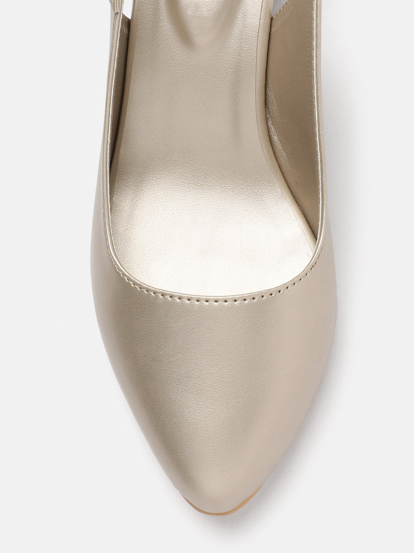 Marc Loire Women's Pointed Toe Block Heel Pumps for Office, Party and Formal Occasions