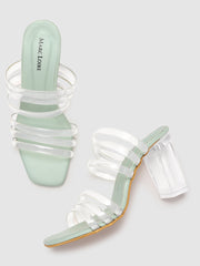 Tranparent Block Heels