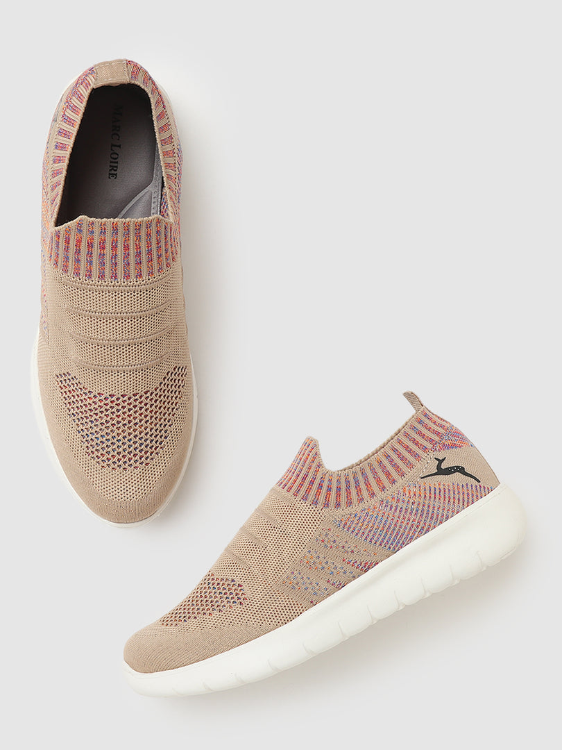 Woven Design Slip On Sneakers