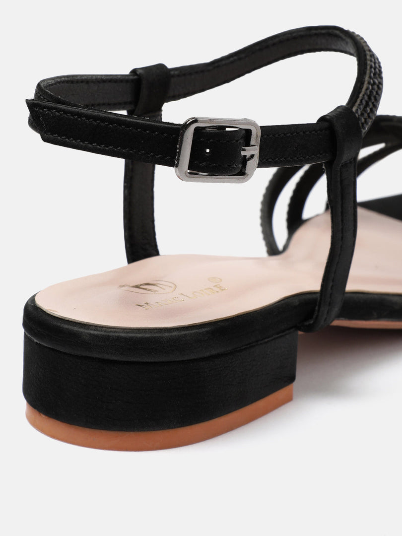 Marc Loire Embellished Flat Fashion Sandals for Women