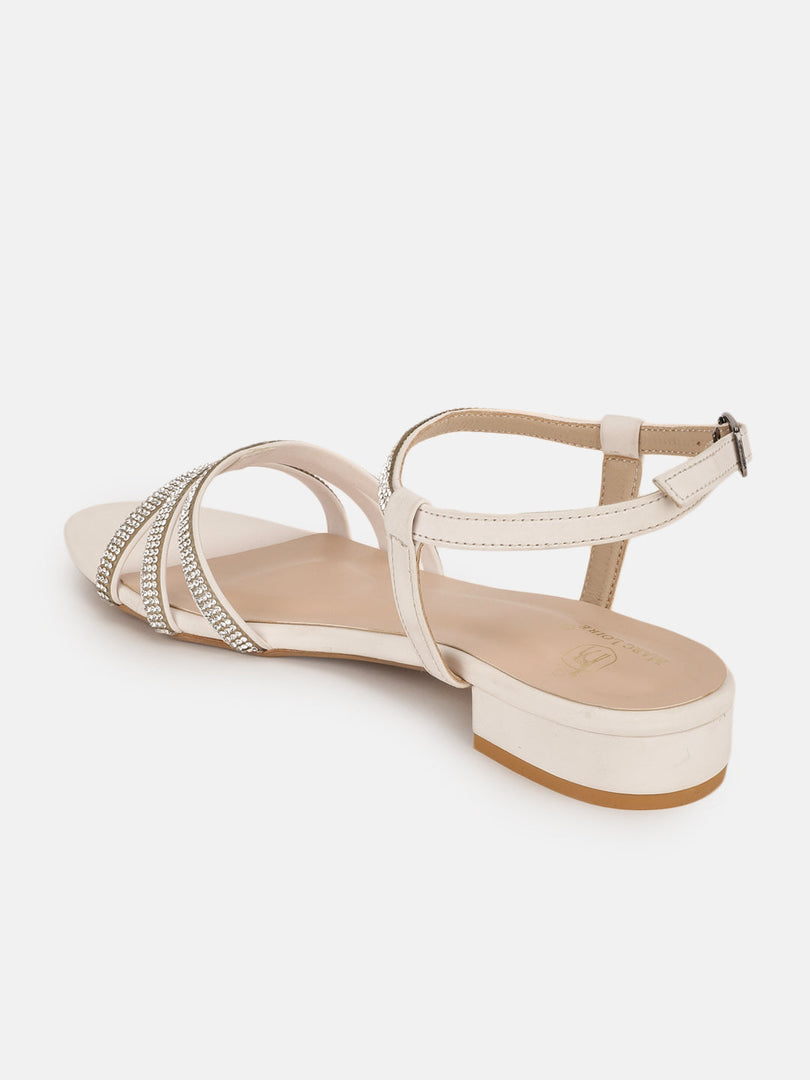 Marc Loire Embellished Flat Fashion Sandals for Women