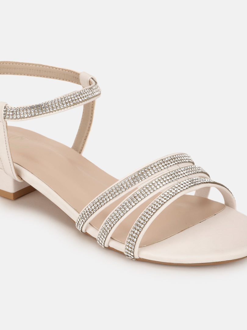 Marc Loire Embellished Flat Fashion Sandals for Women