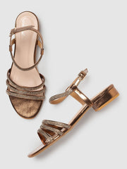 Marc Loire Women Copper Block Heels