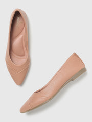 Marc Loire Women Nude Solid Ballerinas