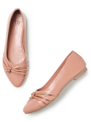Marc Loire Womes Nude Slip-On TPR Ballerinas