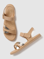 Solid-Velcro-One Toe Flats